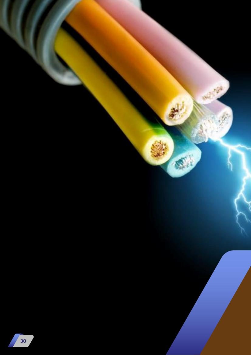 Electrical works — power cabling