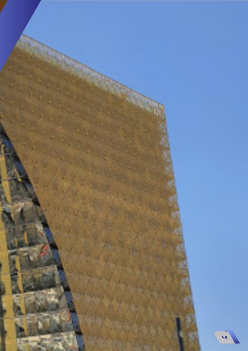 Ministry of Energy, ITCC Campus Tower 1 facade