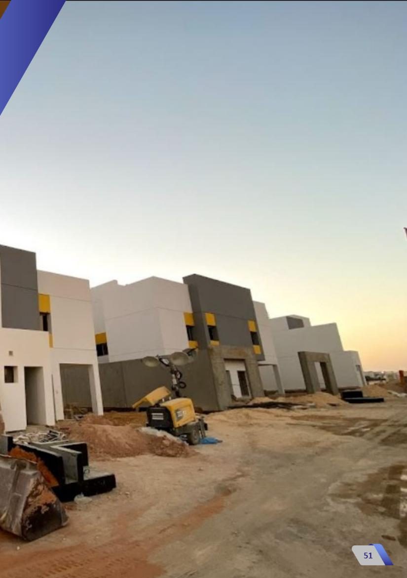 Murcia housing development villas under construction