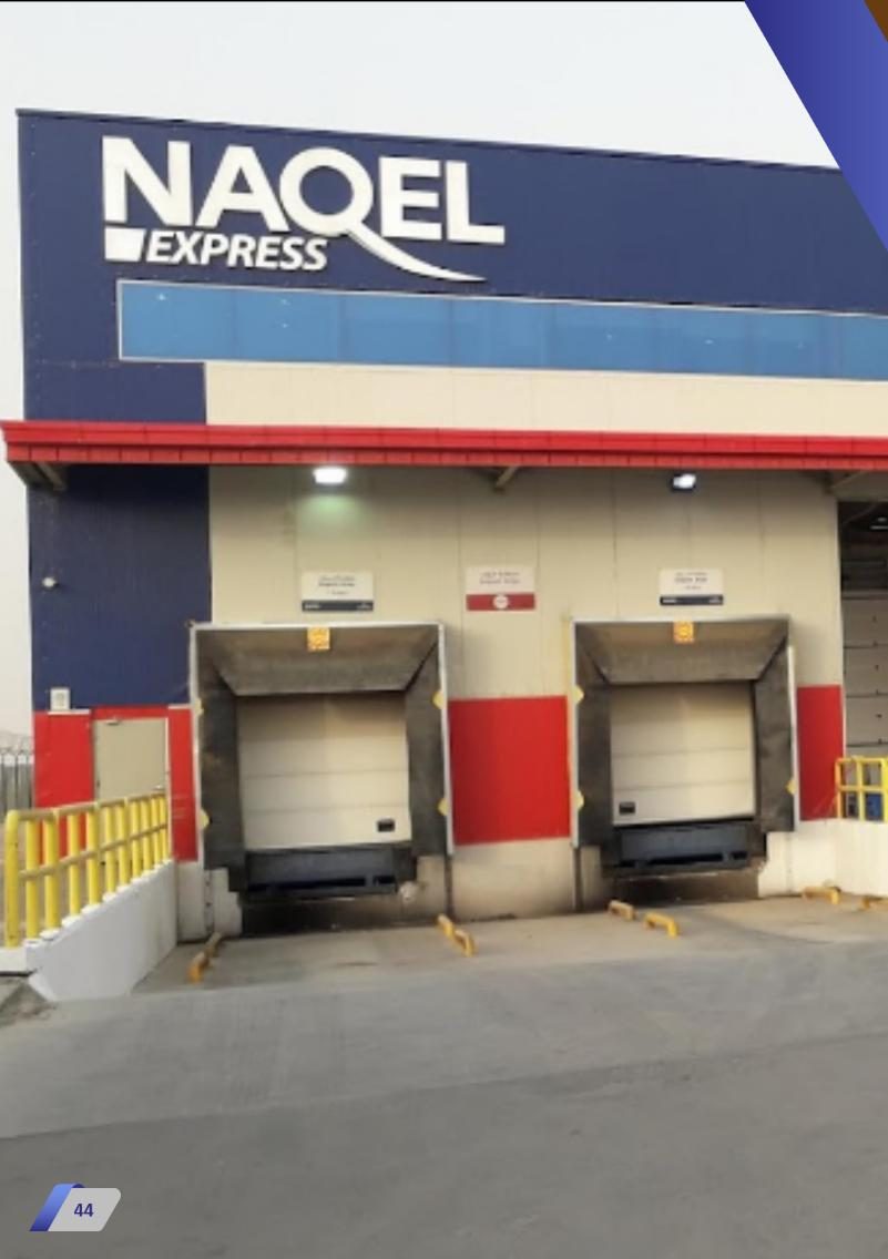 Naqel Express distribution center facade